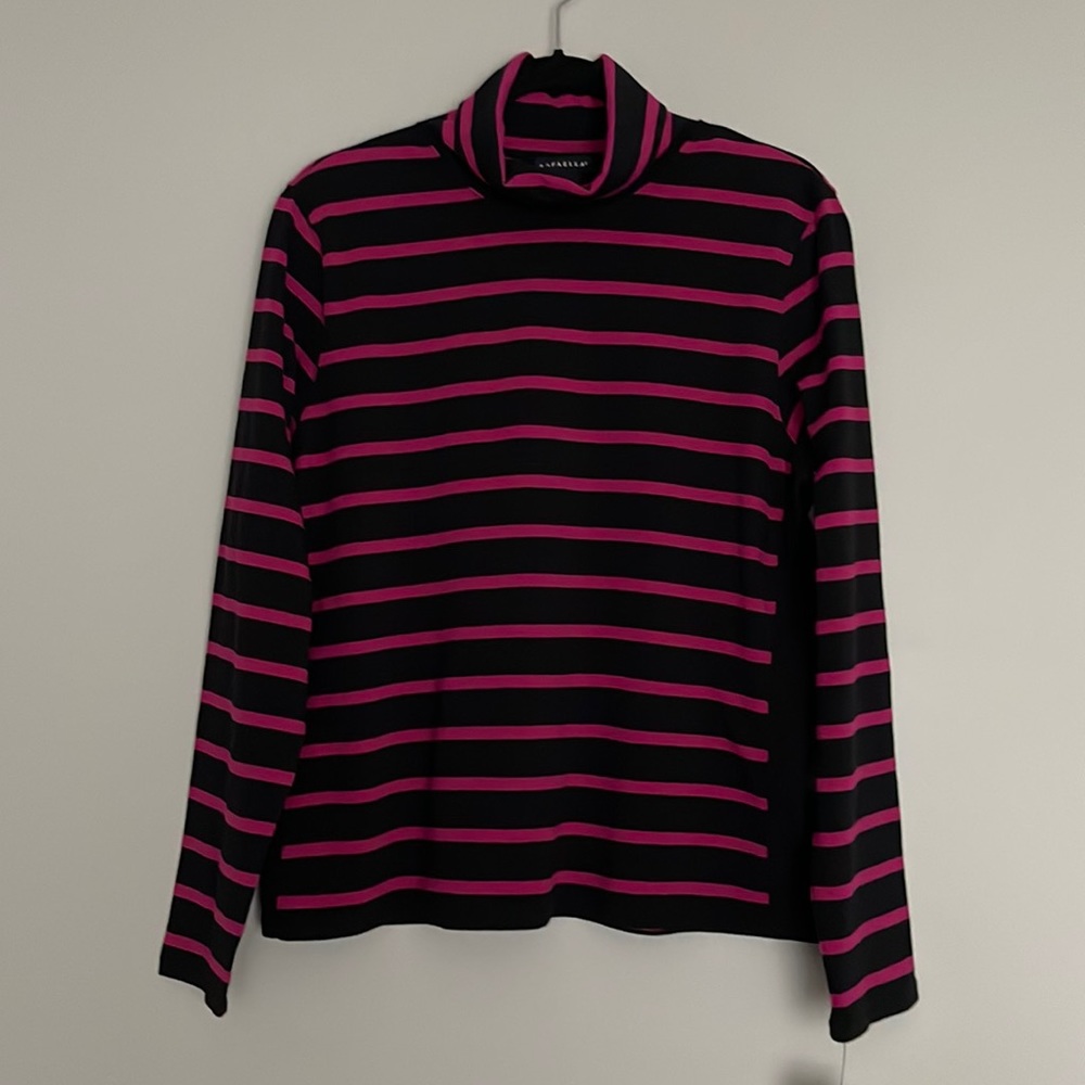 Rafaella Womens TurtleNeck Long Sleeve Top Sz XL NWT